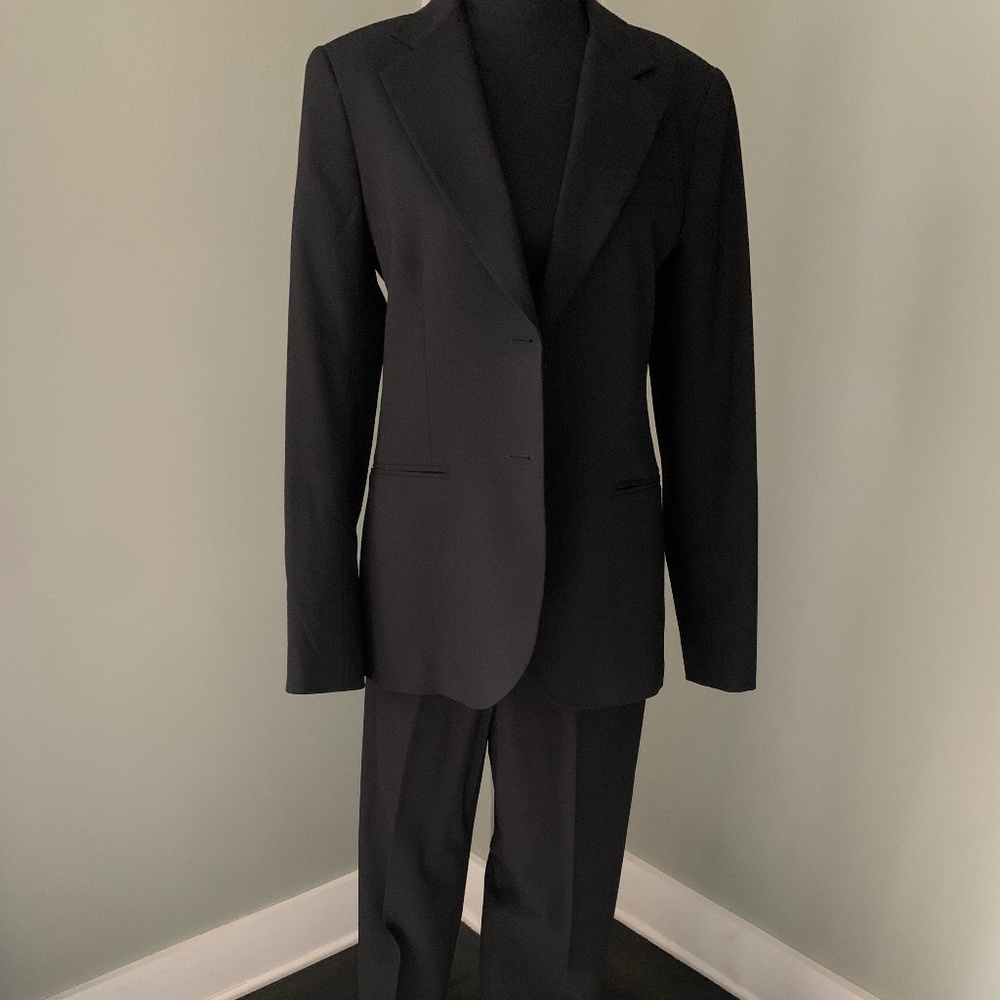Timeless classic black suit